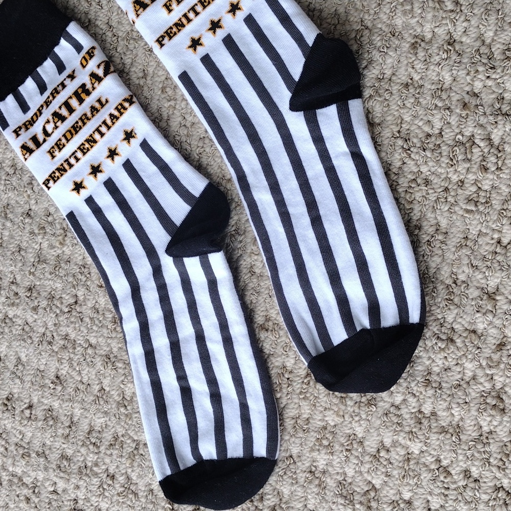Property of Alcatraz Federal Penitentiary socks - Picture 4 of 7
